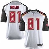Nike Men & Women & Youth Buccaneers #81 Wright White Team Color Game Jersey,baseball caps,new era cap wholesale,wholesale hats